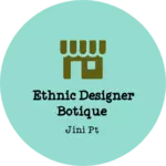 Business logo of Ethnic designer botique