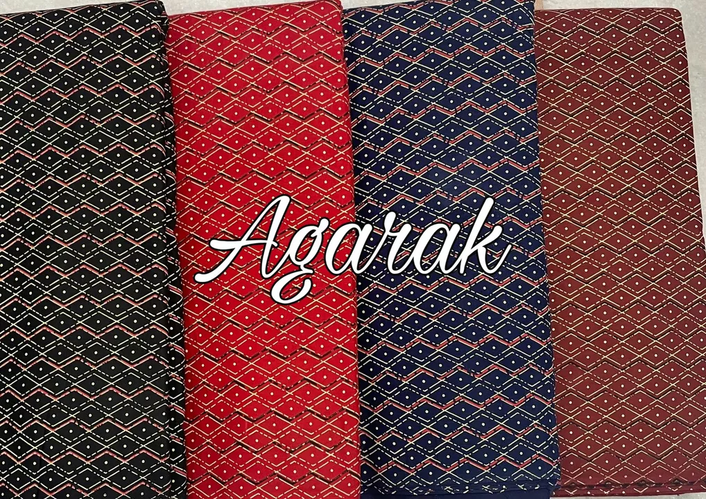 Ajrakh cotton fabric  uploaded by Sanjhbela Bastraloy on 9/19/2022