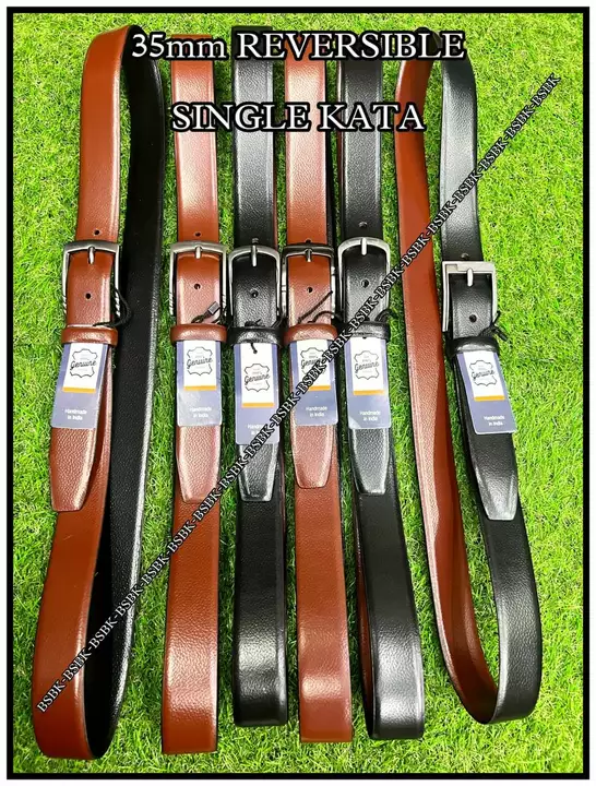 Leather belt reversible with Turning buckle uploaded by Riyaz international on 9/20/2022