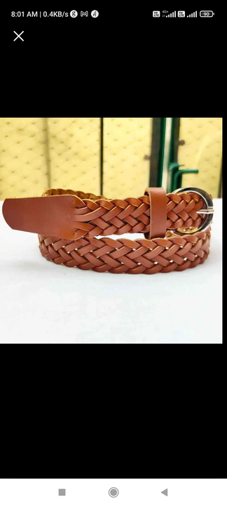 Leather belt with binayi uploaded by business on 9/20/2022