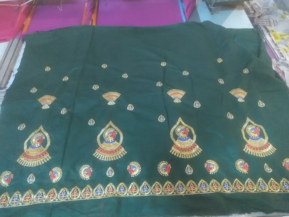 Shut, lahenga, Dupte, kisi pr bhi embroidery work ( Kaside Ka Kam ) karwana ho to msg ya call jrur k uploaded by business on 9/20/2022