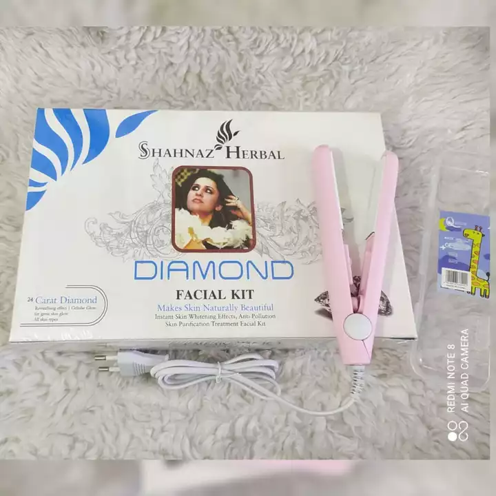 Facial kit and mini straightner combo  uploaded by The Diva Collection on 9/20/2022
