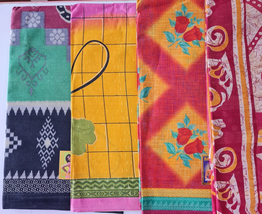 Cotton Printed Saree uploaded by business on 9/20/2022