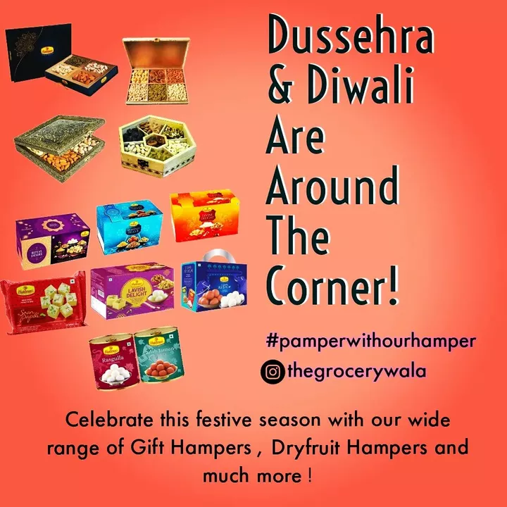 Post image This festive season ✨ , thank your loved ones and corporate friends for standing with you and your business😍#pamperwithourhamper..
Gift Hampers &amp; Dryfruit Boxes Coming Soon On Next Stories And Posts ✨✨..
📞For Orders and Enquiry Contact +918978657983
Subscribe To Our Telegram Channel ⏩&amp;Follow Us On All Social Media Handles ⏩..
#thegrocerywala #giftbox #dryfruitbox #hamper #pamper #love #dusshera #diwali #navratri #gifthampers #kuchmithahojaye #deepavali #friends #family #hyderabad #combo #giftpack #corporatepackaging #explore #instagood