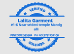 Business logo of Lalita garments