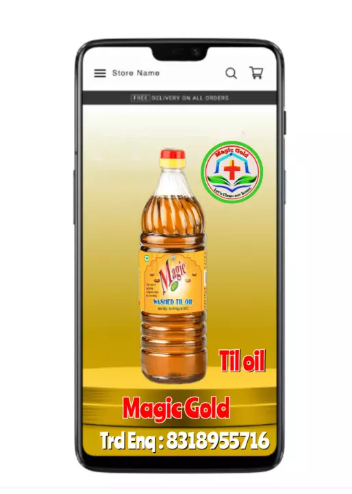 Magic Gold pure til oil for puja lamp in 1ltr . uploaded by Shashika Chemicalsis on 9/20/2022