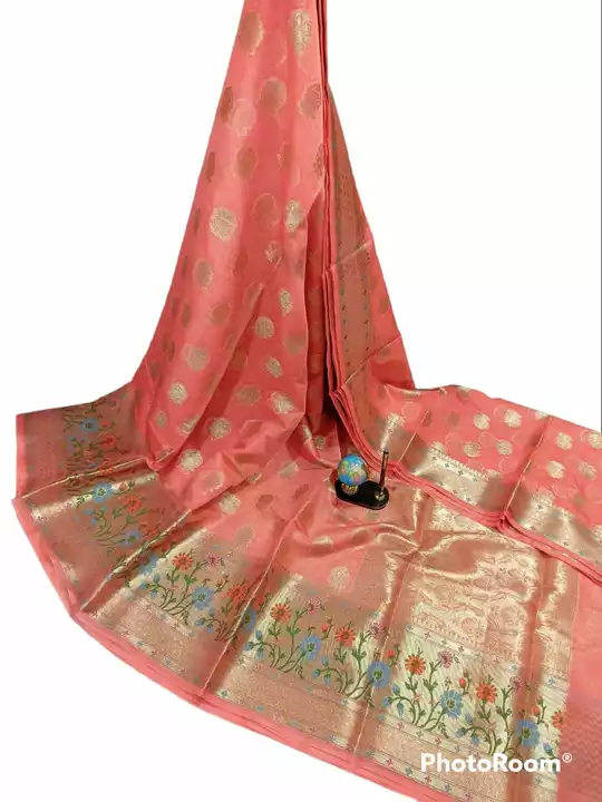 Banarsi semi Georgette soft silk saree uploaded by Obaid Sarees on 9/20/2022