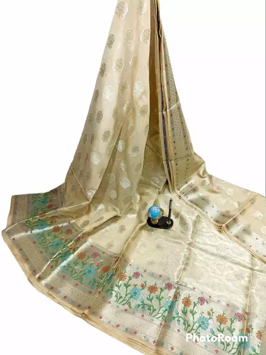 Banarsi semi Georgette soft silk sarees  uploaded by Obaid Sarees on 9/20/2022