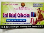 Business logo of Shri Balaji collection