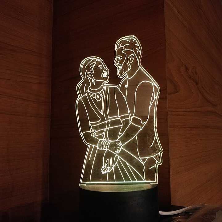 *Led Table Top  Photo Lamp  with Line Art*
 uploaded by Aysha multistore on 12/22/2020
