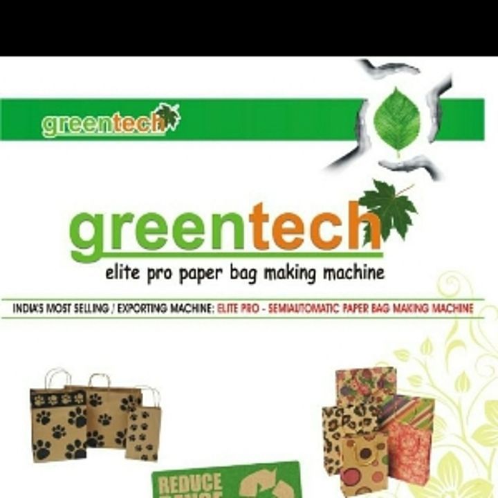 Elite pro paper bag making machine (semiautomatic) uploaded by Green tech on 12/23/2020