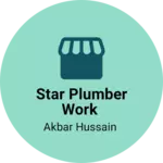 Business logo of Star plumber work