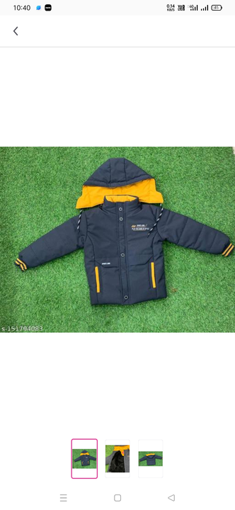 Baby jacket boy  uploaded by Ashrafi Garments on 9/20/2022