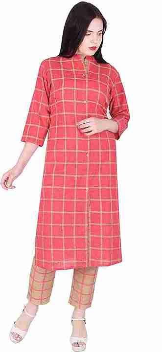 Cotton kurti with pant  uploaded by business on 12/23/2020