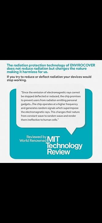 Envirochip Radiation Protection  uploaded by Syenergy Environics limited  on 12/23/2020