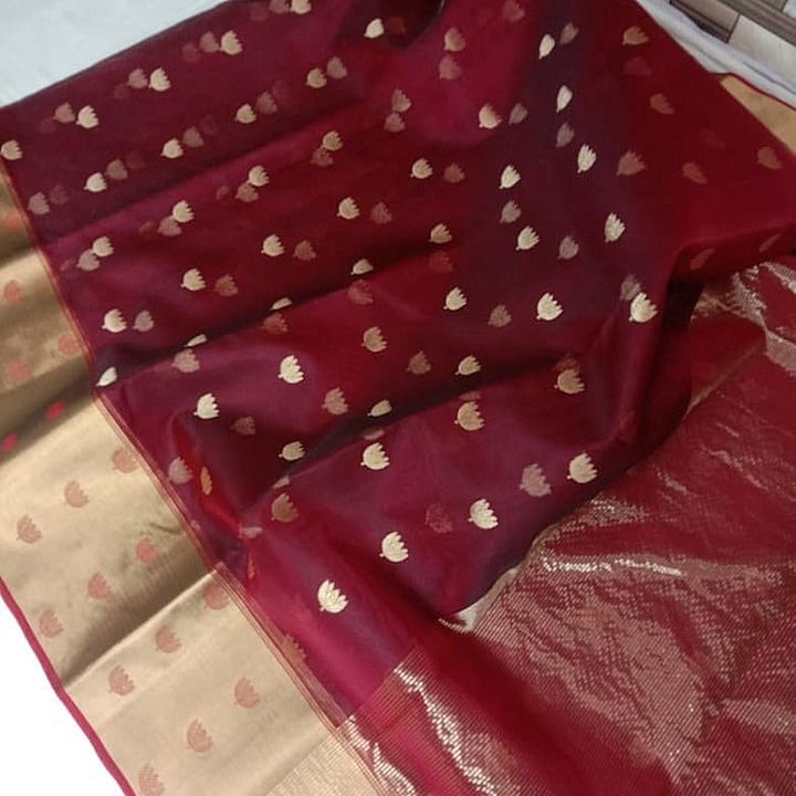 Chanderi handloom saree uploaded by business on 12/23/2020