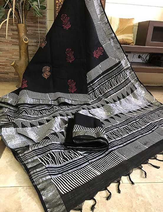 Post image Saare's Collection from YashRaj Enterprises.
🌠 price - 829/- (with free shipping)

Handblock printed pure  linen sarees with blouse pcs 

#saare #womanswear #GirlsWear #DesignerKurties #handblock #sareestyle #indian #silksarees #linensarees #cottonsarees  #indiansarees #bollywood #ethnic #lovesaree #mumbai #sareecollection #sareenotsorry #blouse #pompom #weddingsaree #iwearhandloom #ootd #chennai #kolkata #assam 
#tamilnadu #jaipur #sanganer #bagru

The perfect matching accessory for a saree is not the jewelry your smile 😊

For Price and more information please contact us on my whatsapp no. +919314823669  (wa.me/9314823669) and DM me on my Instagram page ...
