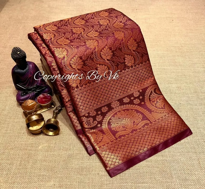 Banarsi New CATLON silk saree  uploaded by FATIMA ALI & SONS on 9/21/2022