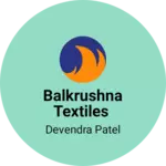 Business logo of Balkrushna Textiles