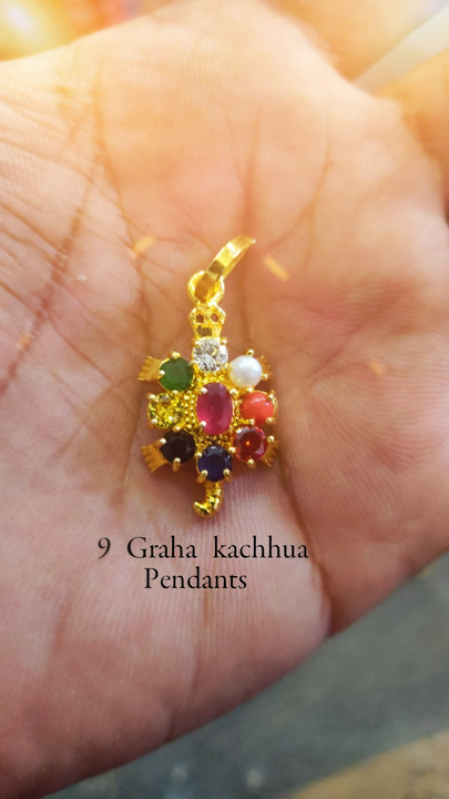9 Graha kachhua Pendants and rings super quality fancy designs available for sell har har Mahadev 🤛 uploaded by MAHAKAL AGETE EXPORTS on 9/21/2022
