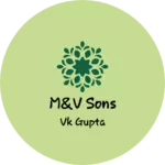 Business logo of M&V sons