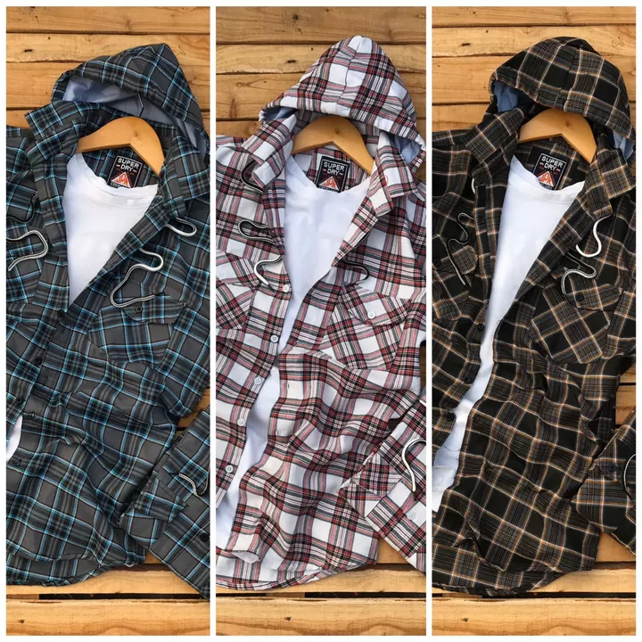 *Very Premium Quality SuperDry Removable hood Chk Shirt Article M to XL*

*BRAND:- SuperDry* 
*New S uploaded by business on 9/21/2022