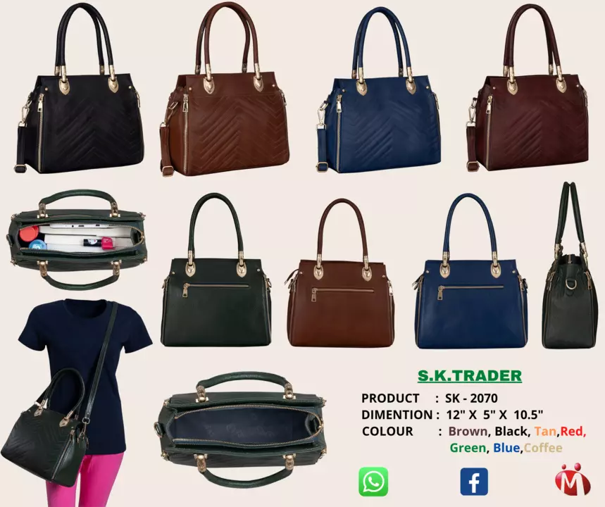 Ladies leather bag uploaded by business on 9/21/2022