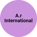 Business logo of A.R International