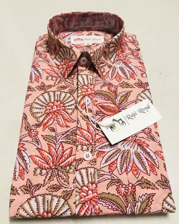 Post image Hey! Checkout my updated collection Sanganeri printed primium quality shirts.