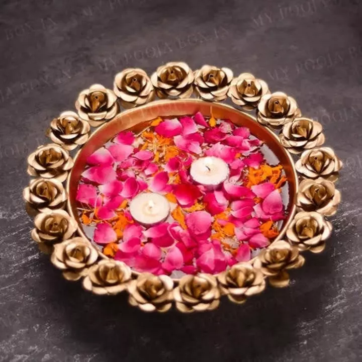 Urli For Diwali Best for Diwali Decoration (rose) uploaded by ArtKart on 9/21/2022