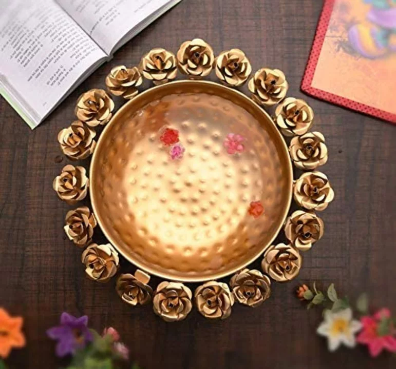Urli For Diwali Best for Diwali Decoration (rose) uploaded by ArtKart on 9/21/2022