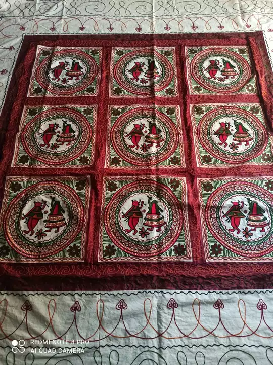 Embroidery Work double Bedsheet  uploaded by Kutch King Handicrafts on 9/21/2022
