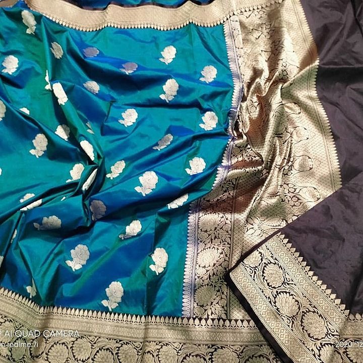  Banarsi Silk handloom saree uploaded by business on 12/24/2020