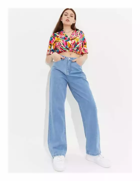 *High Waist  Women Wide leg Jeans In Stock*  uploaded by Fashion Paradise on 9/21/2022