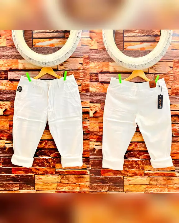 HIGH END COTTON PURE WHITE TROUSERS  uploaded by Women_wholesale_hub on 9/22/2022