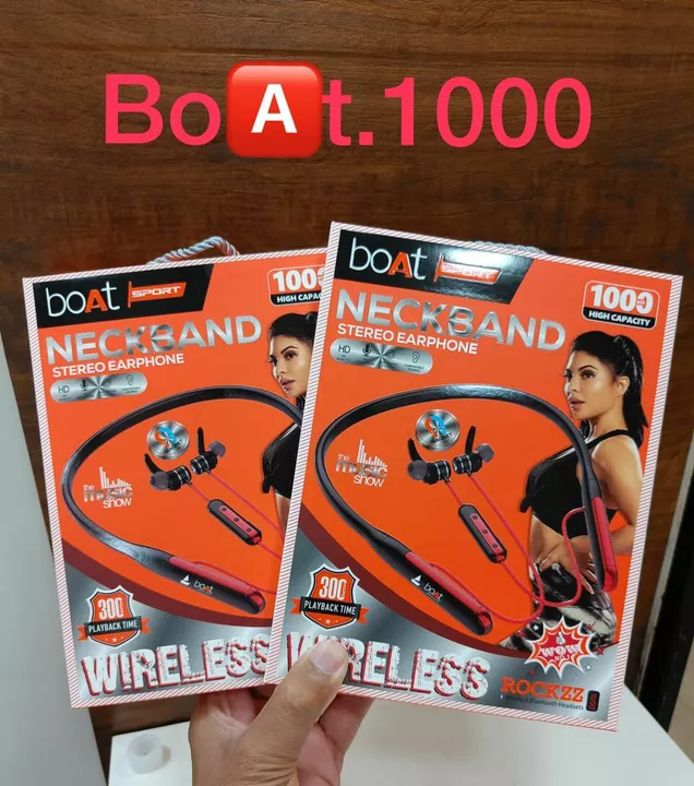 Boat 1000 Metal megnetic double battery quick charge  very good Quality  Bluetooth Available  uploaded by Sanya Telecom on 9/22/2022