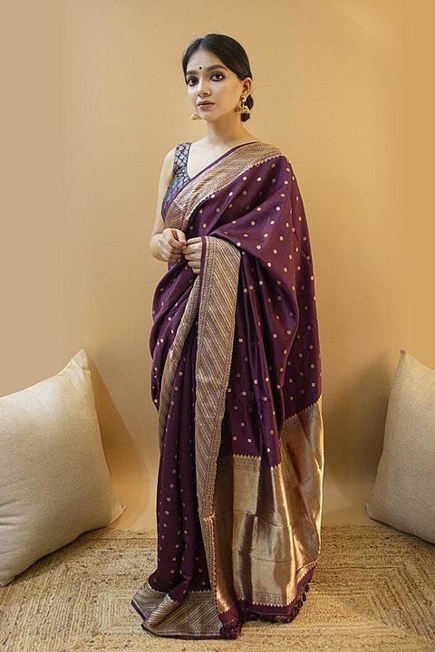 Soft lichi silk saree uploaded by Yogi textile  on 12/24/2020