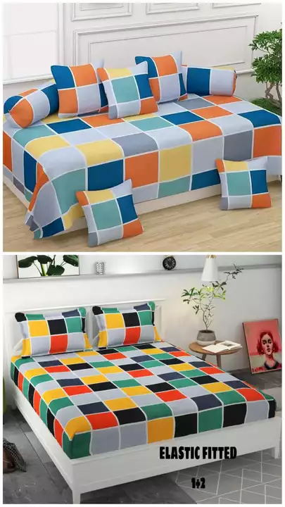 11 pieces Diwan and double bedsheet set uploaded by Yuvaan Trading Co on 9/22/2022