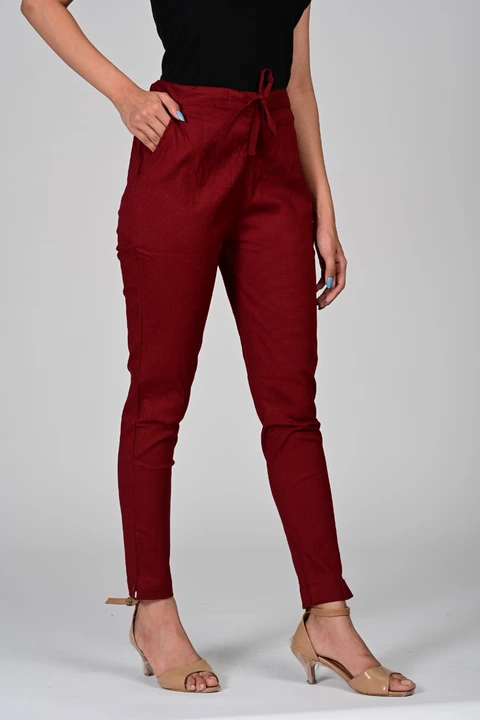 Post image The trousers are very comfortable and breathable. Fabric is Soft and Durable and these trousers are specially designed according to Indian women's size