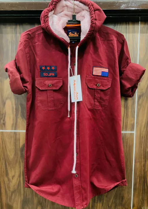 SUPERDRY cargo shirt hoodie for men's  uploaded by Panth_manufracture.ltd on 9/22/2022