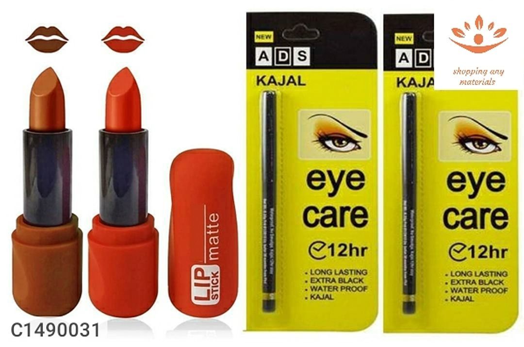 Huda beauty matte lipstick pack of 2 with pack ADS kajal uploaded by Online reseller  on 12/24/2020