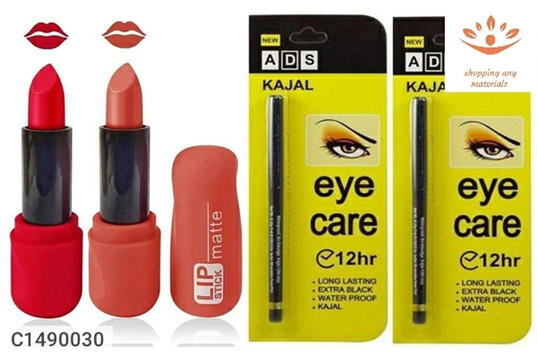 Huda beauty matte lipstick pack of 2 with pack ADS kajal uploaded by Online reseller  on 12/24/2020
