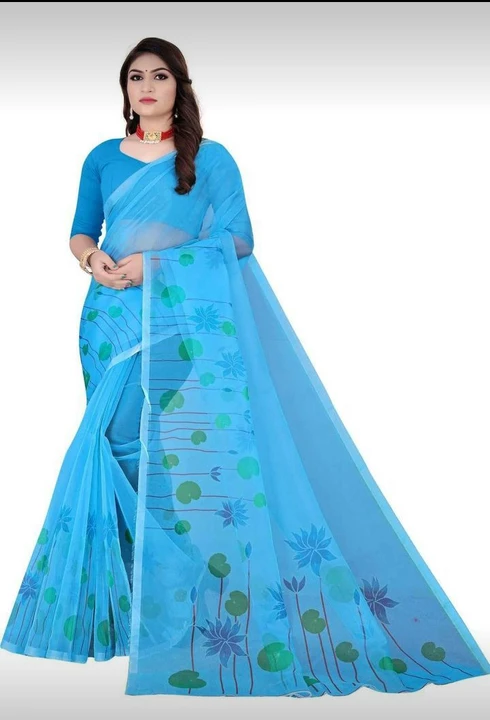 Organza saree uploaded by business on 9/22/2022