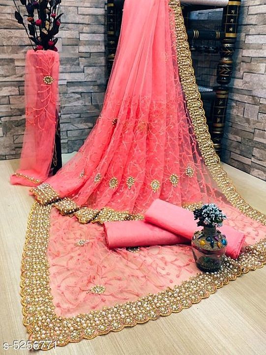 Jivika refined saree's.. women's saree's uploaded by Online shopping on 12/24/2020