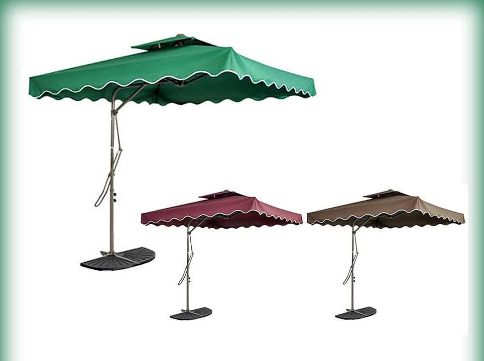 Square canopy side pole Umbrella. uploaded by Classic International  on 12/25/2020