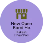Business logo of New open karni he