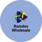 Business logo of Ramdev wholesale