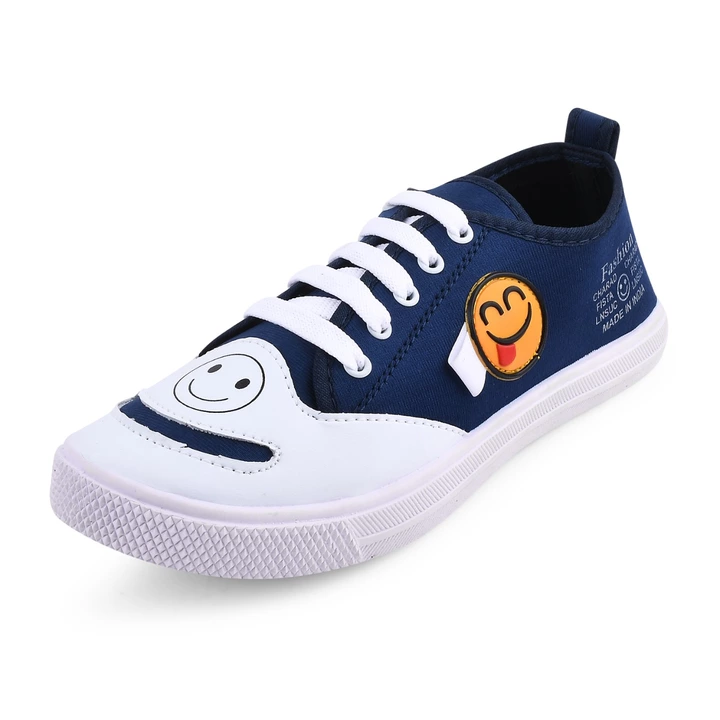 Men's Casual Wear Smiley Canvas shoes  uploaded by AS Trendz on 9/23/2022