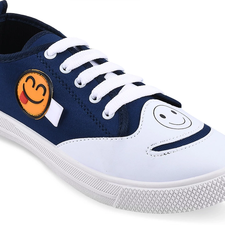 Men's Casual Wear Smiley Canvas shoes  uploaded by AS Trendz on 9/23/2022