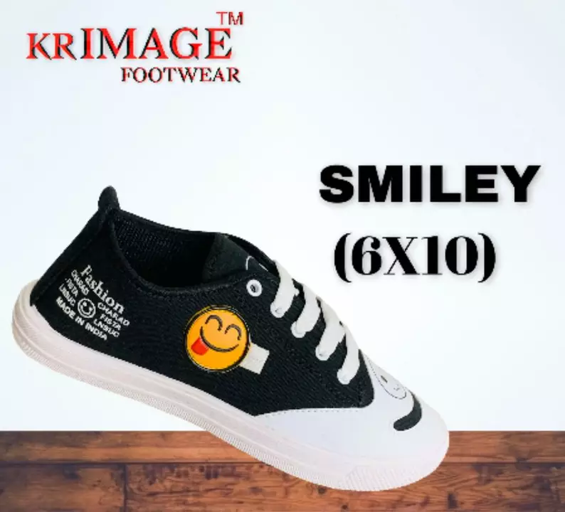 Men's Casual Wear Smiley Canvas shoes  uploaded by business on 9/23/2022